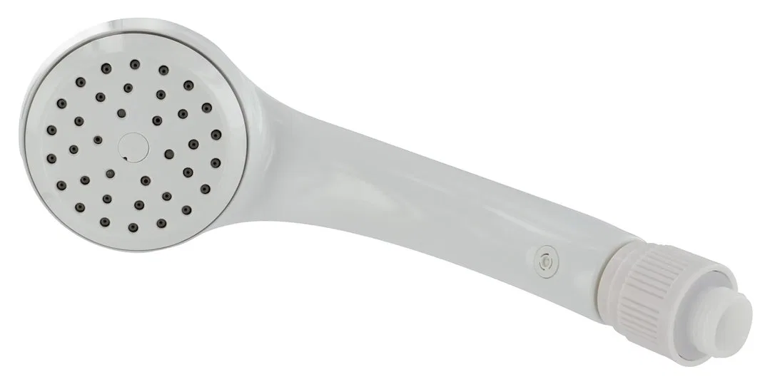 PF276042 – VALTERRA LLC Shower Head, Hand-Held White Plastic With Blister Package